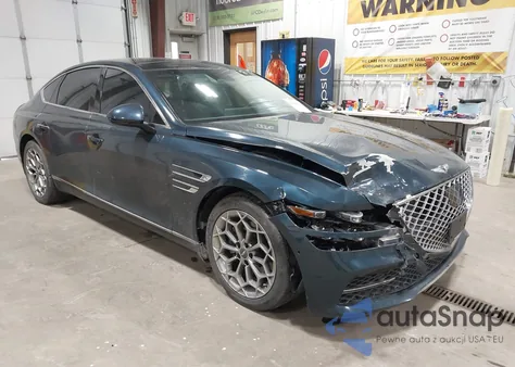 2022 Genesis G80 2.5T Awd из США, поврежденный, VIN KMTGB4SC4NU126161